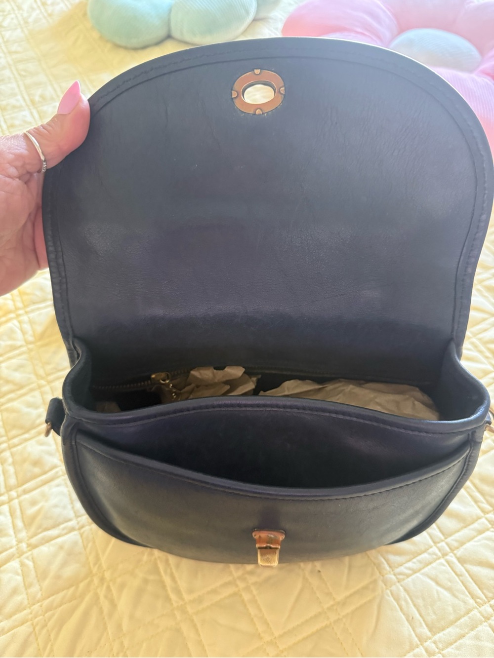 Coach 97 True Blue small Plaza. - Picture 4 of 7